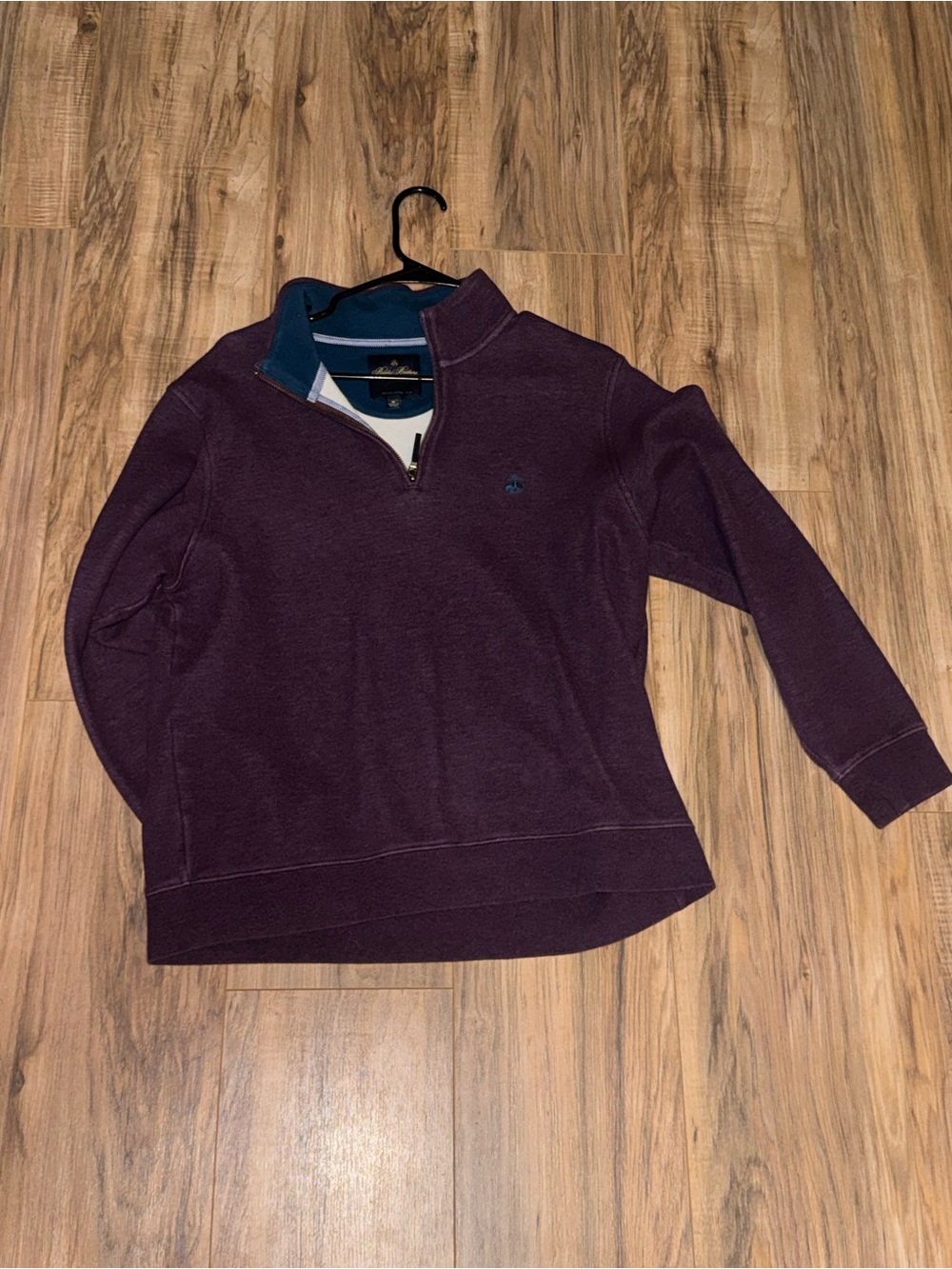 Brooks Brothers Men’s Quarter-Zip Sweater - Plum